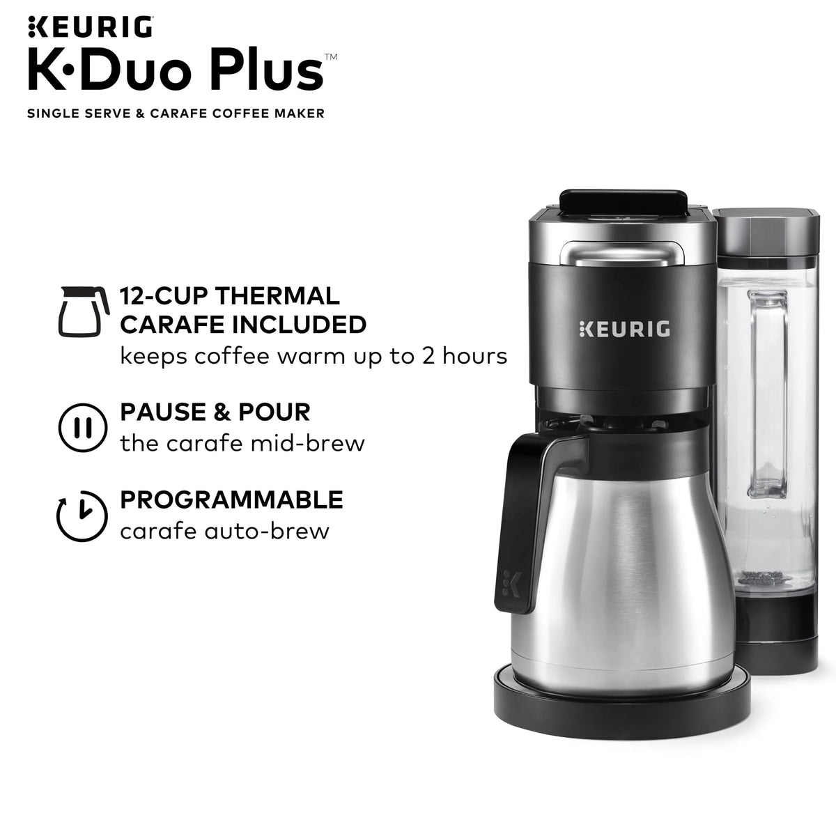Single Serve & Carafe Coffee Maker K376