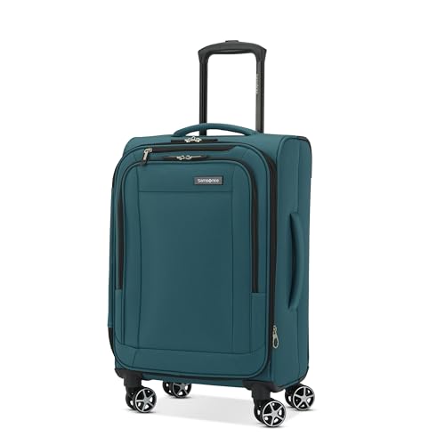 Black Softside Expandable Luggage with Spinners 3PC C51802