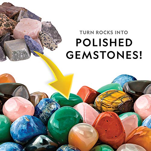 3 lbs. Rough Gemstones and Rocks for Tumbling including Amethyst and Quartz E256