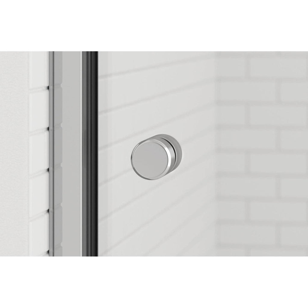 Sliding Frameless Shower Door with Oil Rubbed Bronze O151