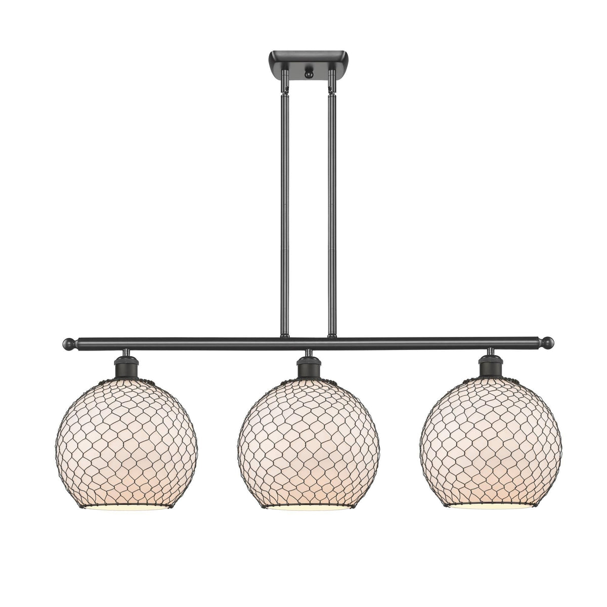 Farmhouse Chicken Wire 3 Light Island Light E49094