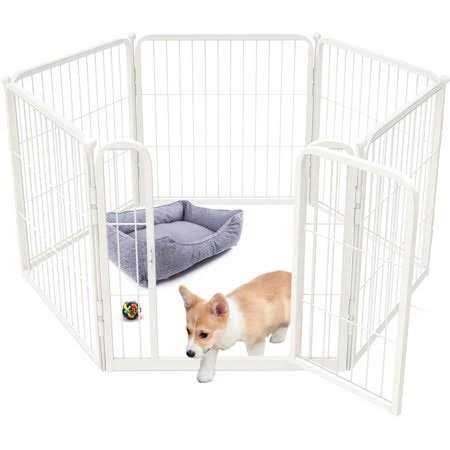 24 inch Dog Playpen with Silicone Foot Pads B1120