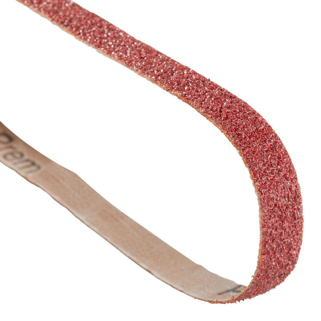1/2 in. x 18 in. 36-Grit Aluminum Oxide Sanding Belts 3-Pack N256348