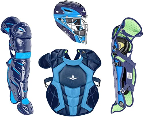 Baseball Catching Equipment Kit with Helmet, Chest Protector, Leg Guards G321342