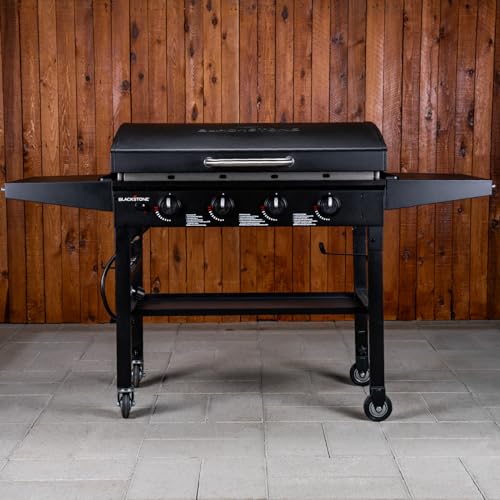 36 Inch 4 Burner Gas Griddle with Hood L206788