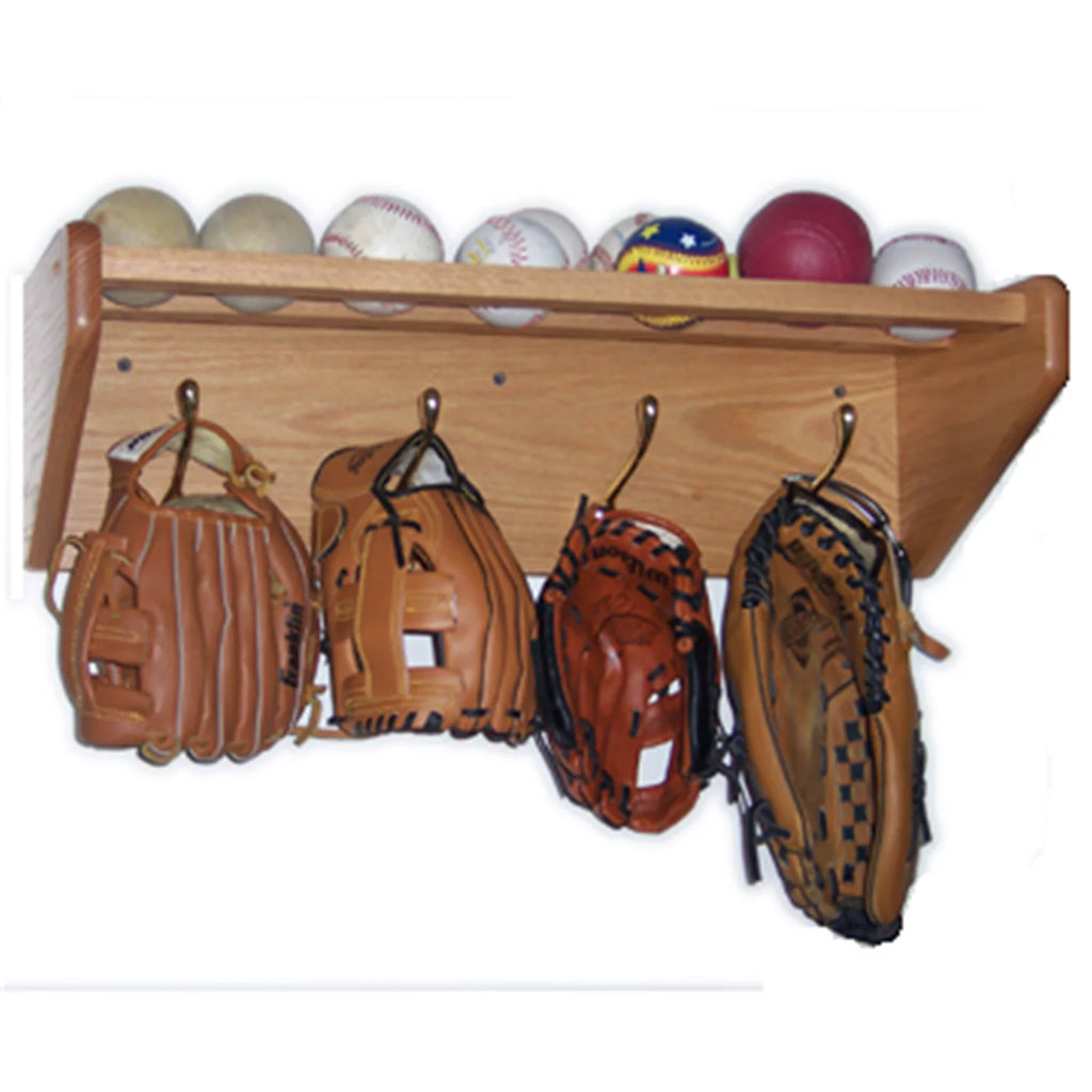 Mahogany Wooden 5 Hook Wall Mounted Coat Rack Shelf C6533