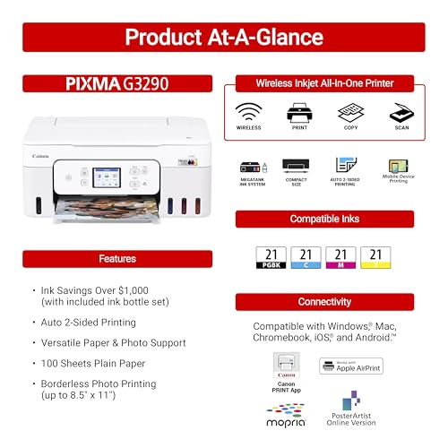 MegaTank G3270 All-in-One Wireless Inkjet Printer G5071