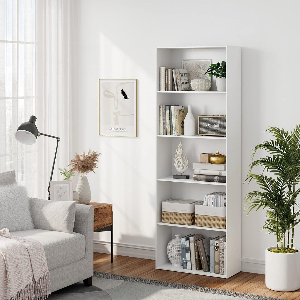 5-Shelf Wood Bookcase Y53980