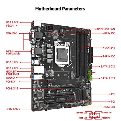 Micro-ATX Motherboard with DDR3, PCIe 3.0, M.2, SATA 6Gb/s, Gigabit LAN R65470