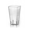 Clear Square Plastic Tumblers, Pack of 14 X768675