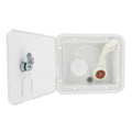 White Carded Gravity Brass City Water Inlet Hatch T495879
