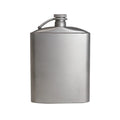 Titanium Flask Hip Flagon with Screw Clip Ultralight Hydration Flat Bottle with Ti Funnel T216462