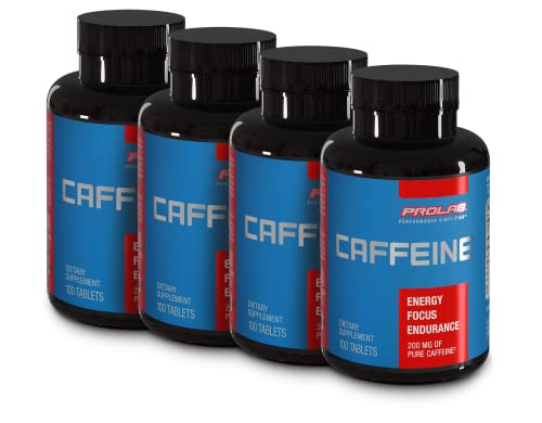 Caffeine Tablets 100 Count Pack of 4 W63725