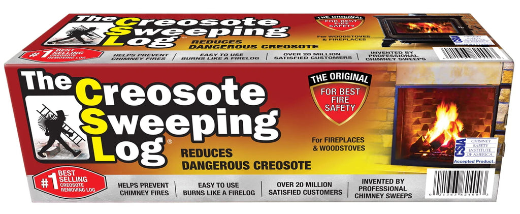 Creosote Sweeping Log for Fireplaces and Woodstoves J45985