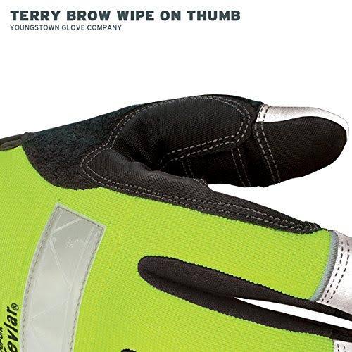 Lime Kevlar Lined Safety Glove X-Large A3544