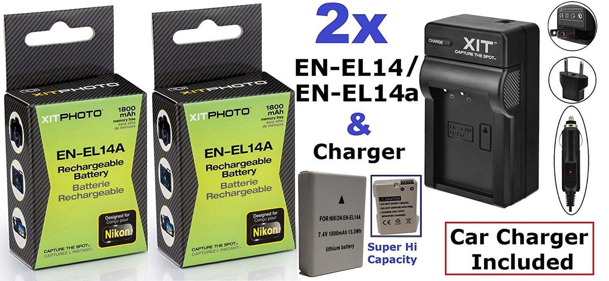 2-Pc Battery + Charger S2140