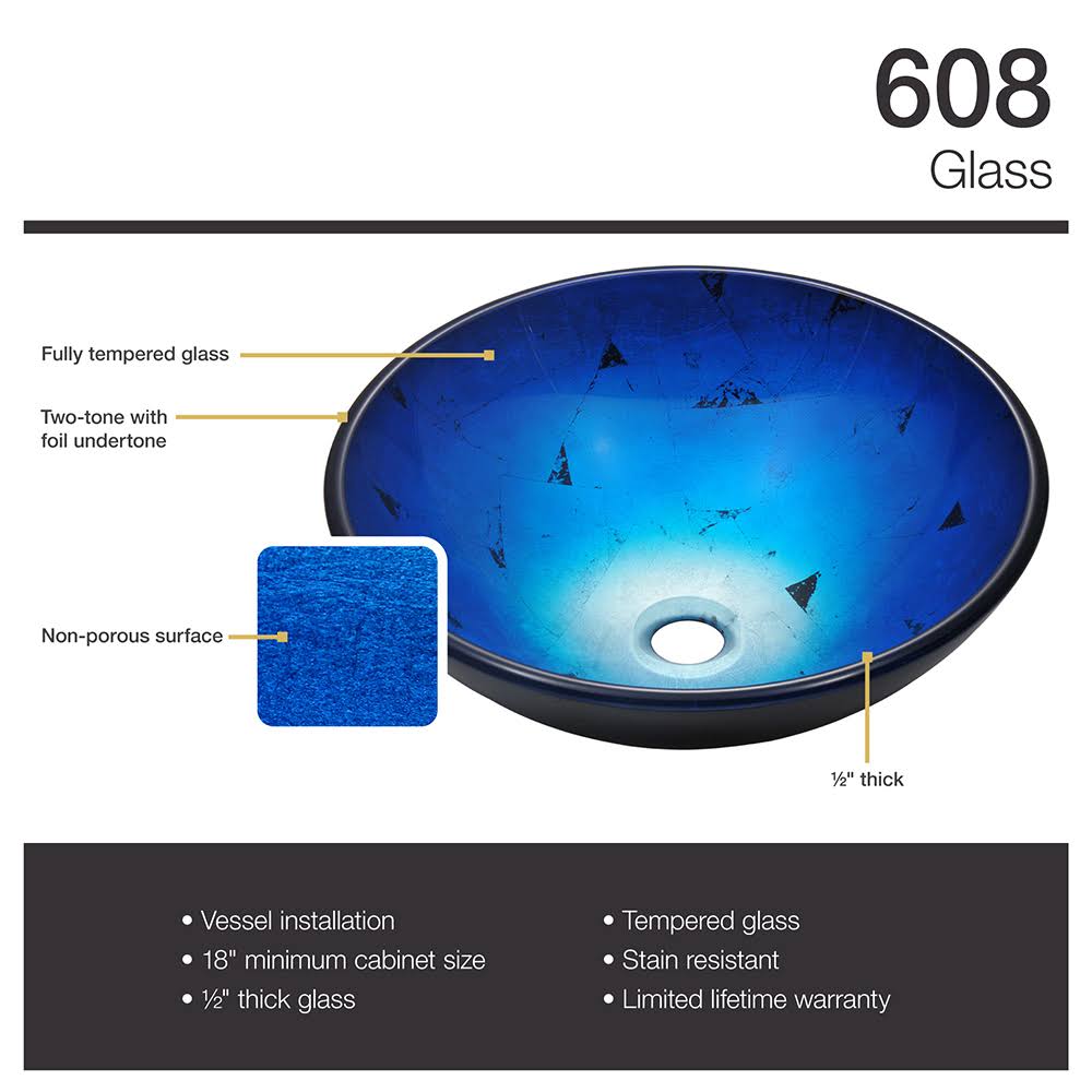 Glass Vessel Sink C3786