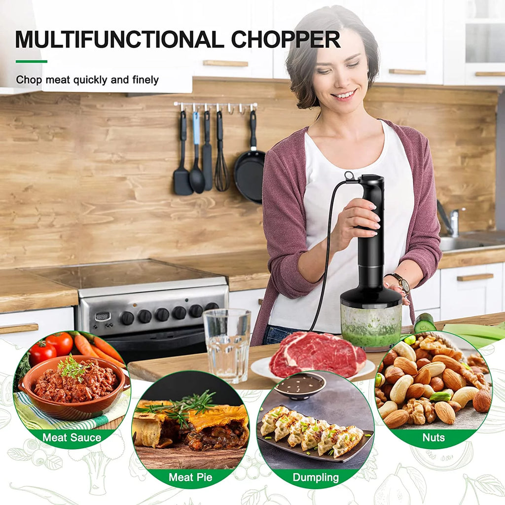 Hand Blender 500 Watt 8 Speed Black U31967