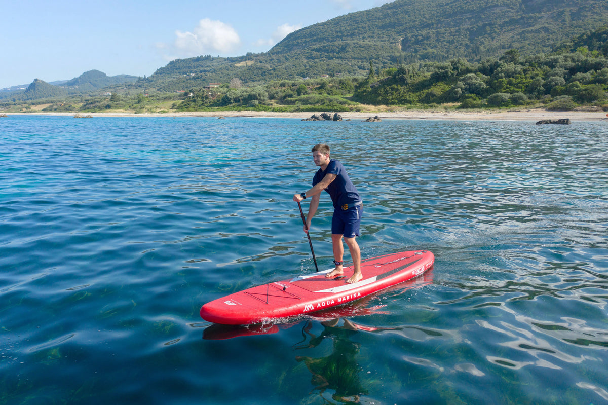 12'0 Inflatable Stand Up Paddle Board with Carry Bag, Paddle, Fin, Pump & Safety Harness G773