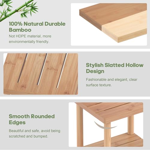 2-Tier Small Outdoor Side Table L738