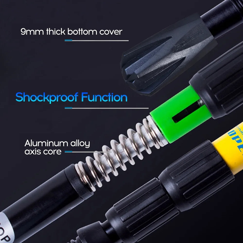 3-Section Telescopic Adjustable Trekking Hiking Cane I200
