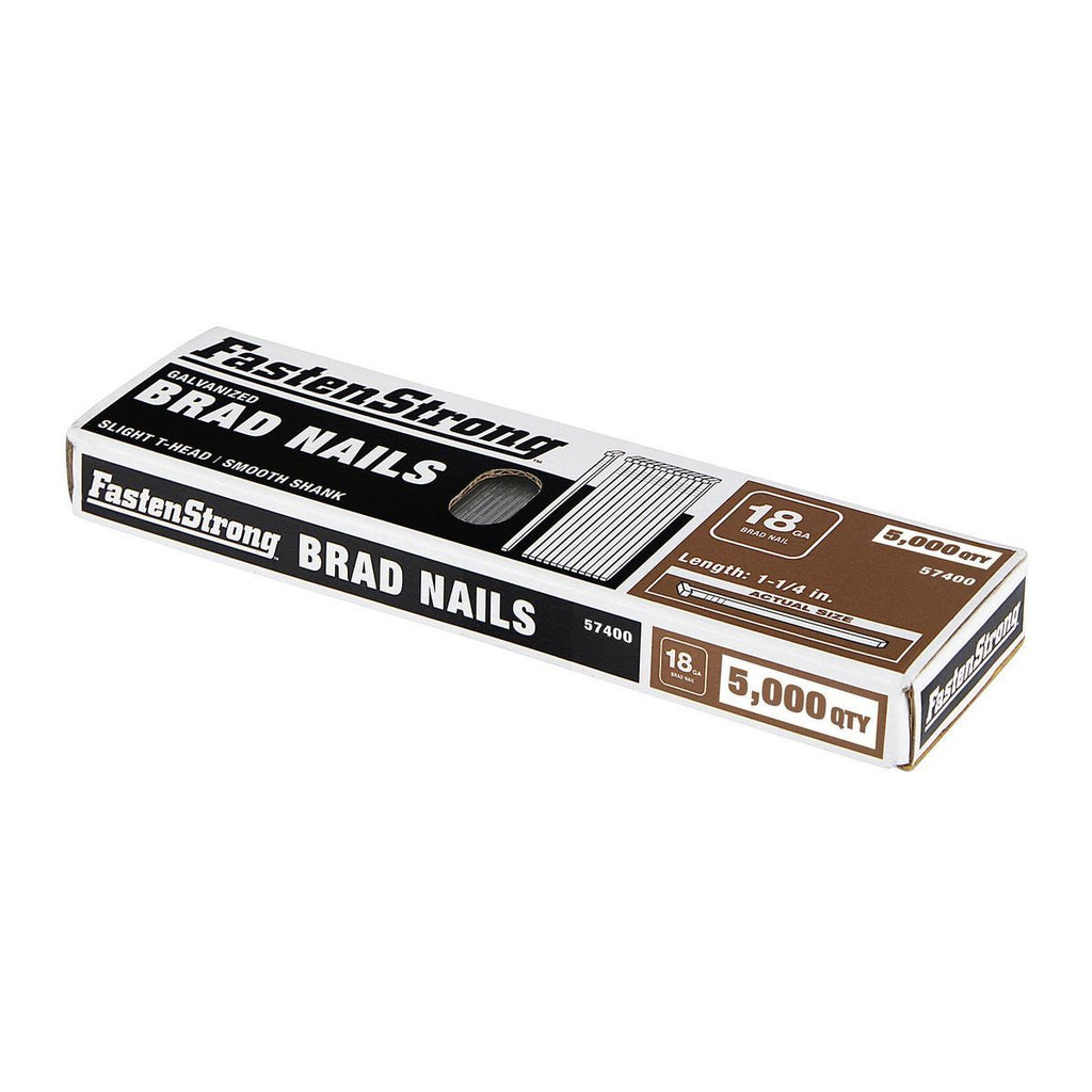1-1/4 in. 18 GA Galvanized Brad Nails, 5000-Piece R9163