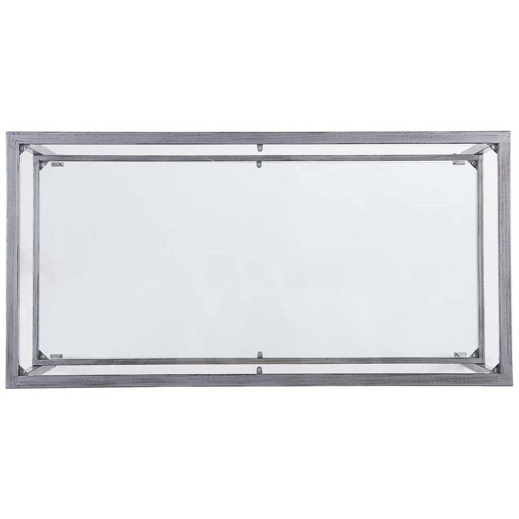 Tempered Glass Top Metal Coffee Table X26801