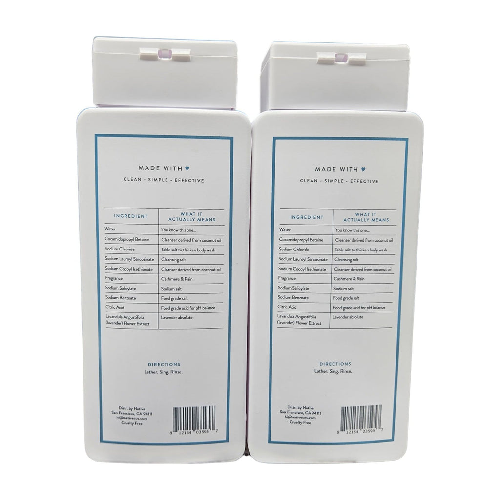 Cashmere & Rain Body Wash 18oz (2 Pack) O105
