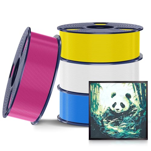 4kg PLA 3D Printer Filament Bundle, 1.75mm, 4 Black H1377