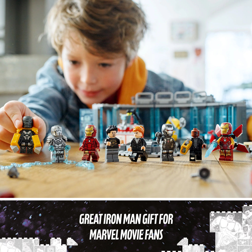 LEGO Marvel Iron Man Armory Toy Building Set 76216 D879