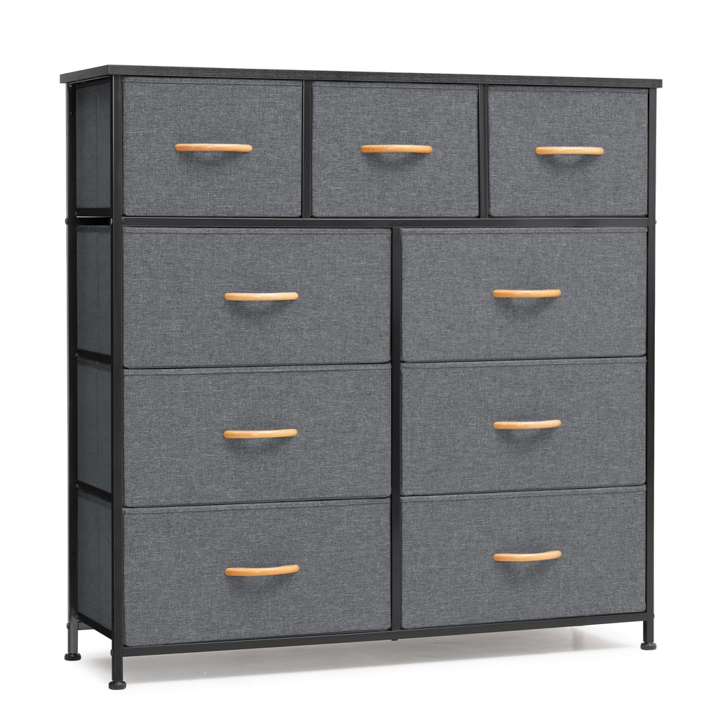 9 Drawer Grey Wood Dresser N428567
