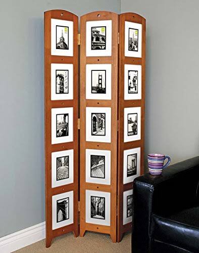 Triple Panel Floor Photo Screen, 33 by 64.5-Inch, Holds 15 - 5 by 7-Inch Photos K866