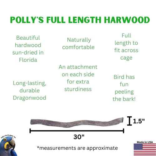 Full Length Hardwood Bird Perch E771964