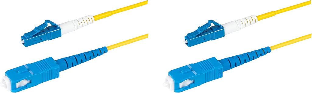 5-Pack 5 Meter SC/APC to SC/APC Simplex Riser OFNR Fiber Patch Cable D1835