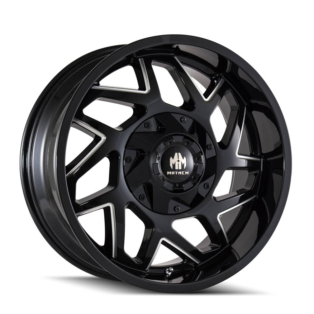 Black Milled 20x9 8x180 18mm Wheel V120548