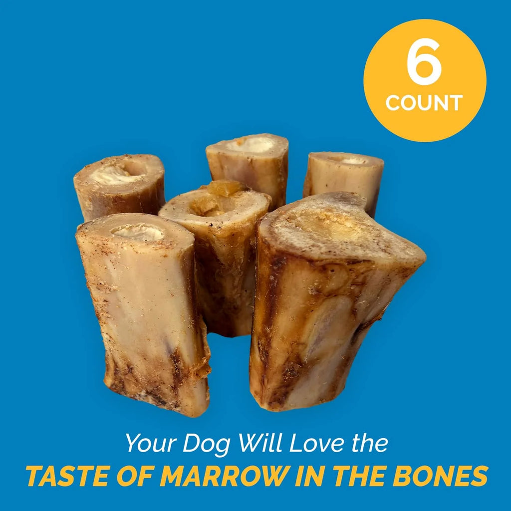 Beef Bone Chews for Dogs 3-4 inches 6 Count V777444