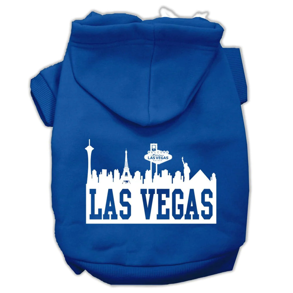 Blue Screen Print Pet Hoodie A546541