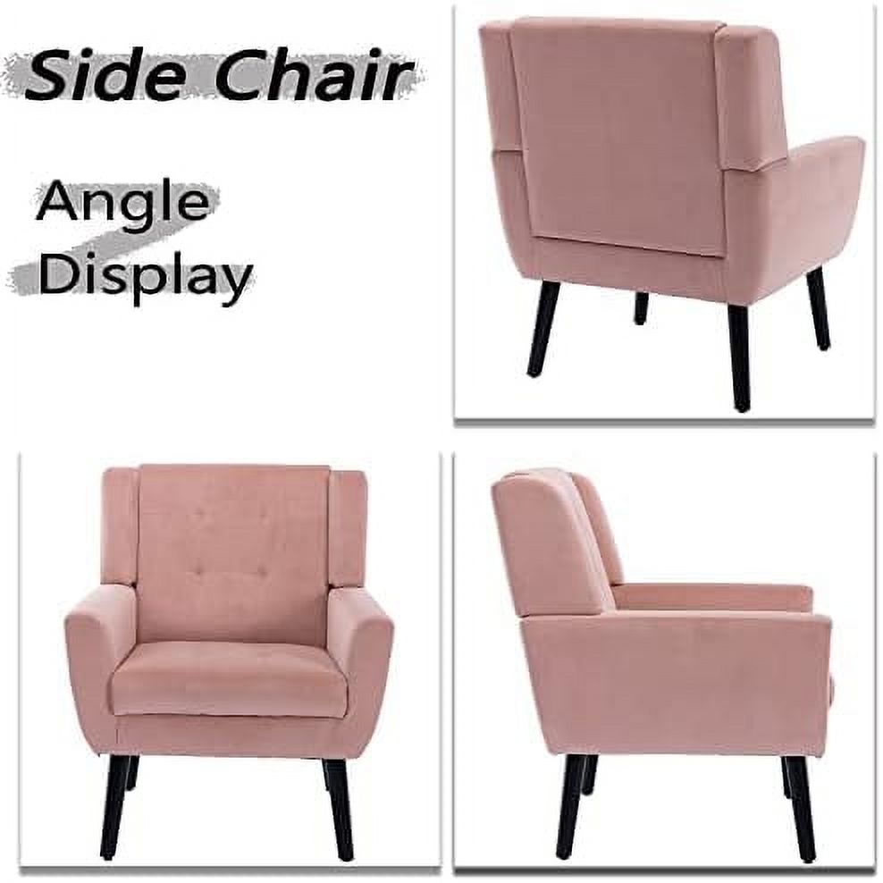 Lavender Velvet Accent Chair with Arms G5870