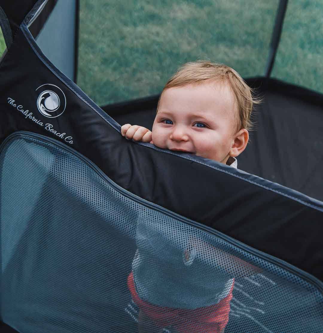 Pop-Up Kids Playpen Tent Midnight Black R8219