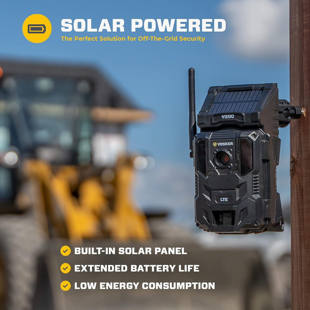Cellular Security Camera with Solar Panel W9140