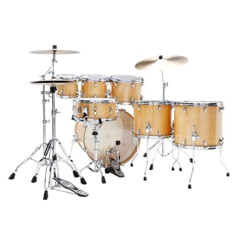 Gloss Natural Blonde 7-Piece Shell Pack with 22-Inch Bass Drum D43033
