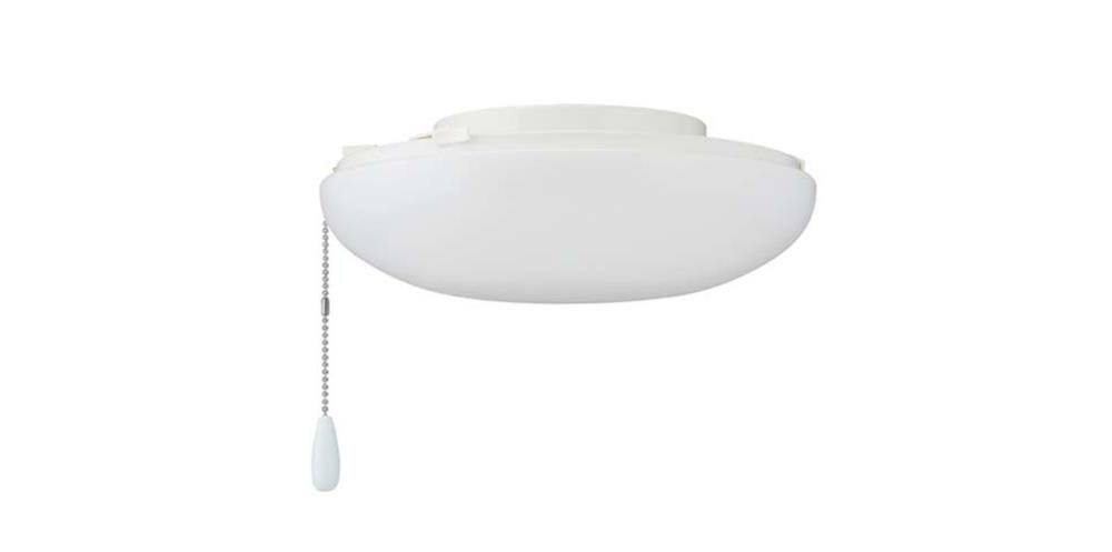 11-Light Bowl Ceiling Fan Light Kit White V3598