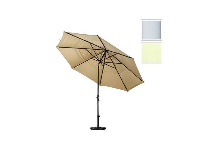 11 ft. Aluminum Double Vent Tilt Market Umbrella X74771