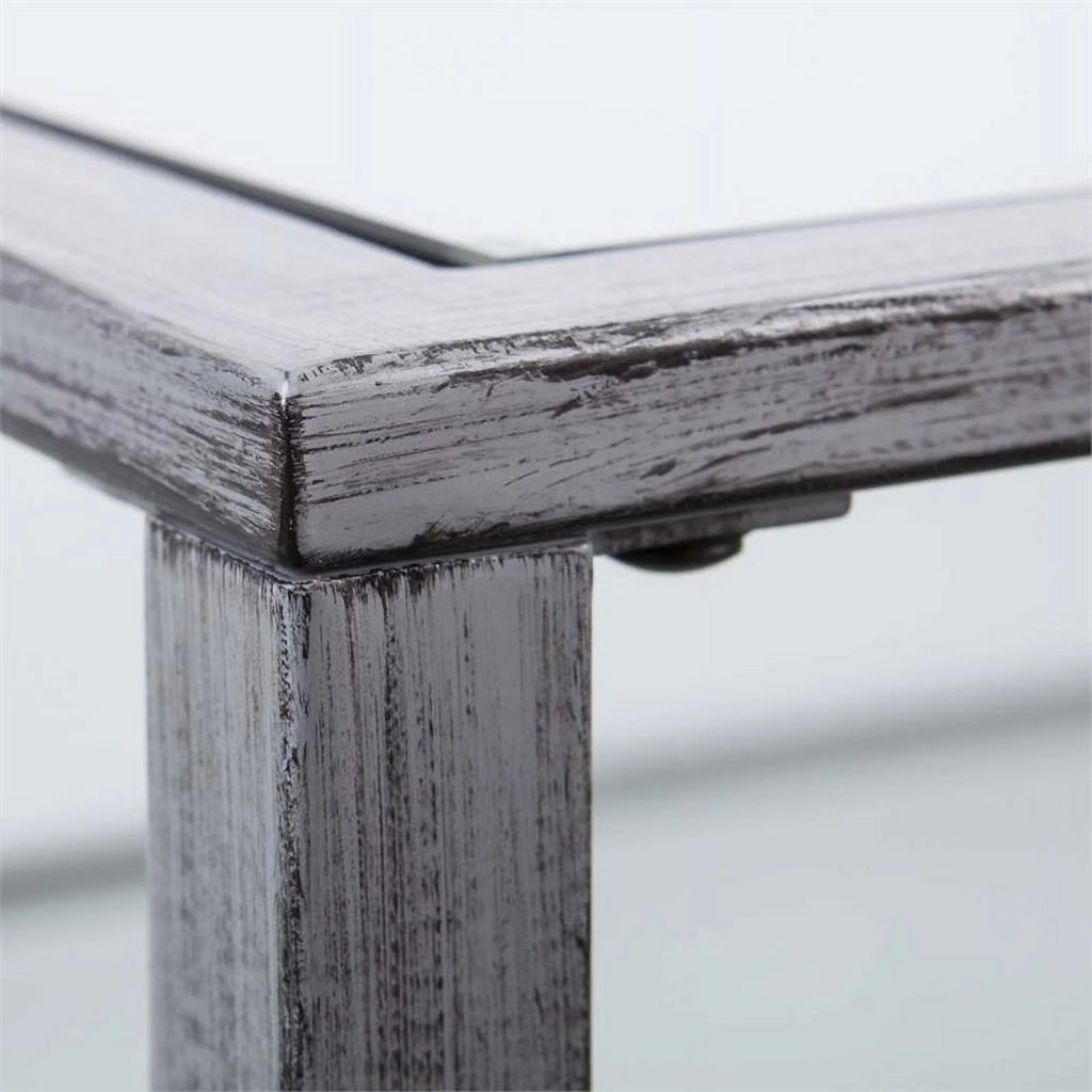 Tempered Glass Top Metal Coffee Table X26801