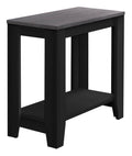 Black Grey Top Accent Table U377