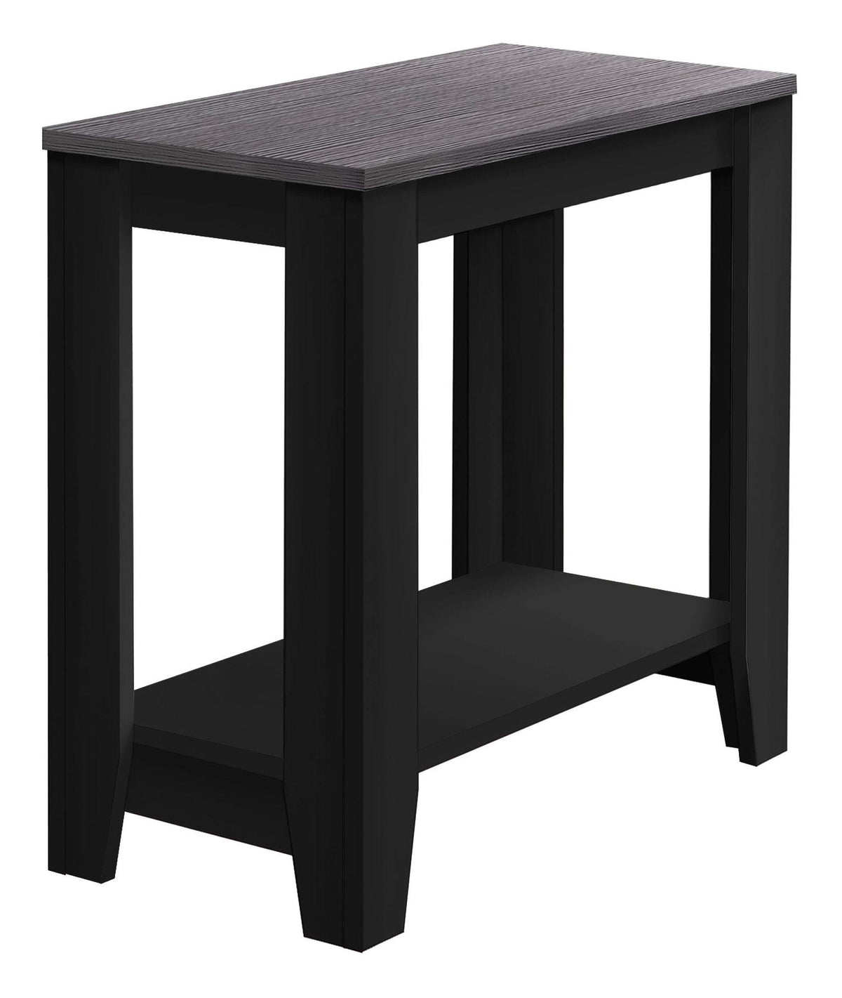 Black Grey Top Accent Table U377