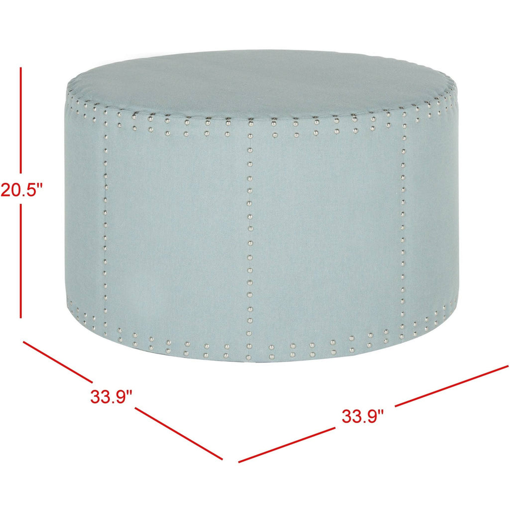Sky Blue Ottoman F51049