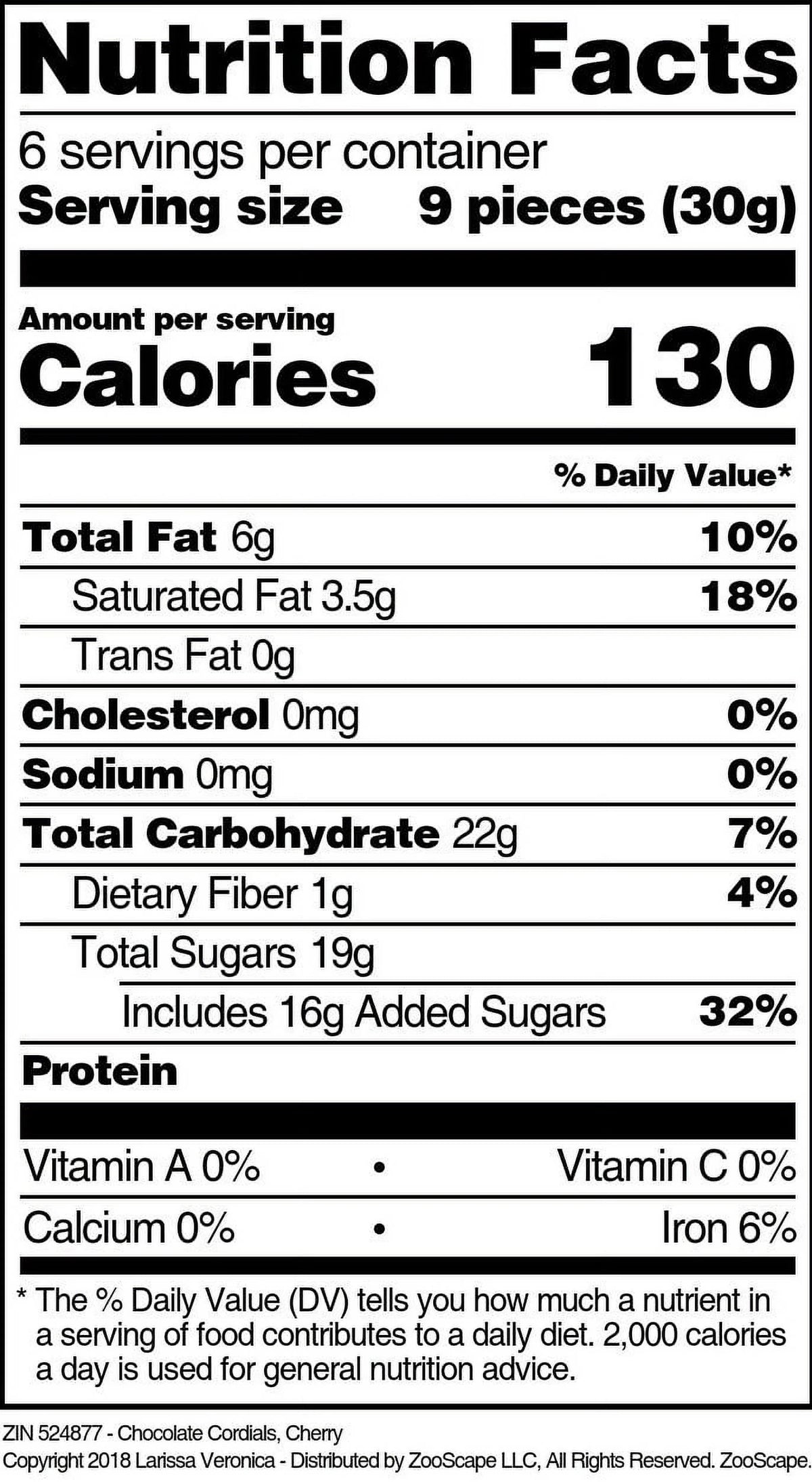 Chocolate Cordials Cherry 8 oz M11183