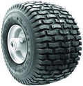 Pneumatic Wheel 410/350-4 2-Ply Tubeless Turf Tread Tire Pack of 2 U407