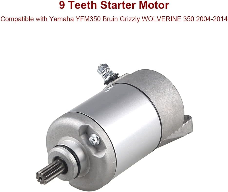 Starter Compatible with Yamaha YFM350 2004-2014 Pack of 2 T1423